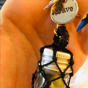 “Energy Protection”🐘Lucky Crystal Jar Key Chain by Blessed Beadings.✨